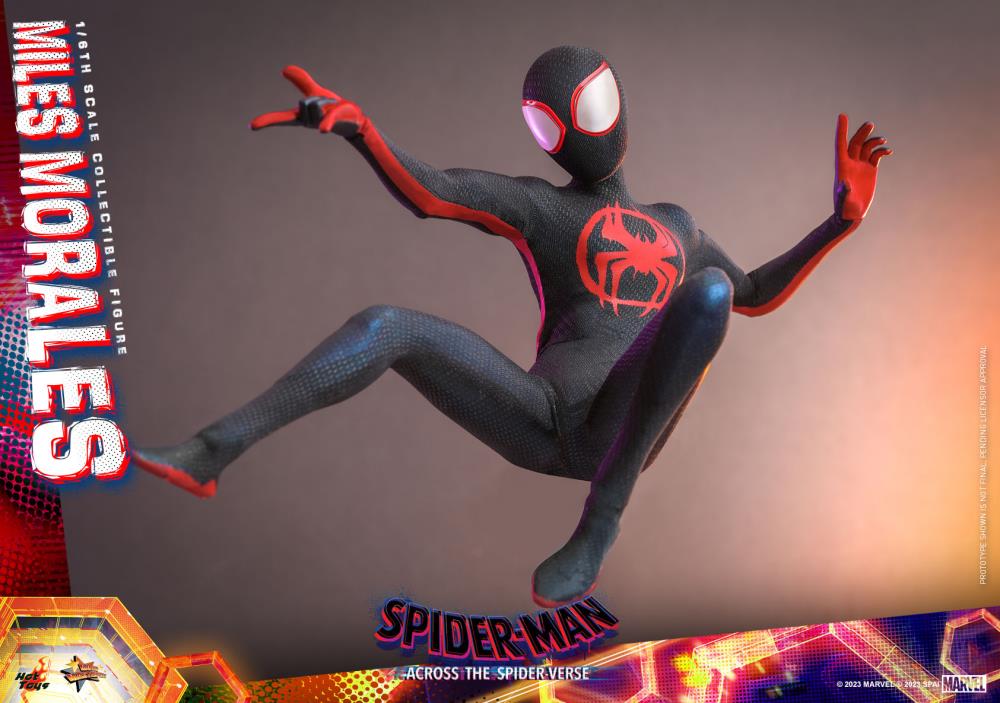Spider-Man: Across The Spider-Verse: Part One MMS710 Spider-Man (Miles Morales) 1/6th Scale Collectible Figure Gallery Image 16