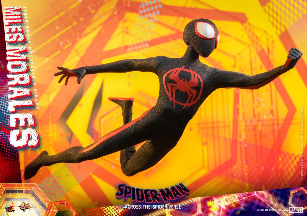 Spider-Man: Across The Spider-Verse: Part One MMS710 Spider-Man (Miles Morales) 1/6th Scale Collectible Figure Gallery Image 8