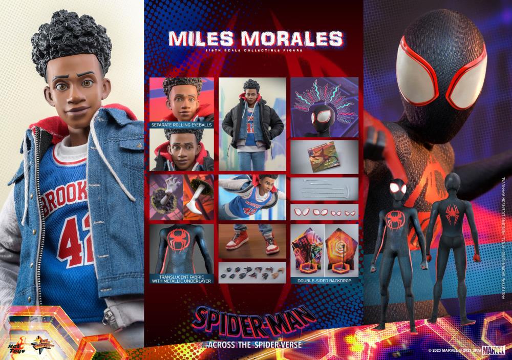 ホットトイズ MMS710 スパイダーマン マイルス・モラレス1/6 フィギュア Spider-Man: Across The Spider-Verse: Part One MMS710 Spider-Man