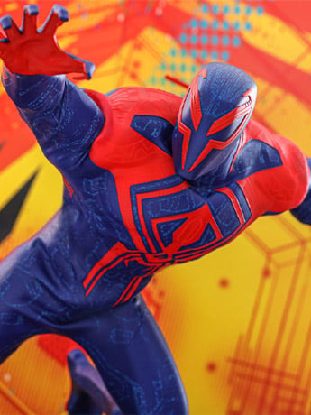 Spider-Man: Across The Spider-Verse: Part One MMS711 Spider-Man 2099 1/6th Scale Collectible Figure Gallery Image 2