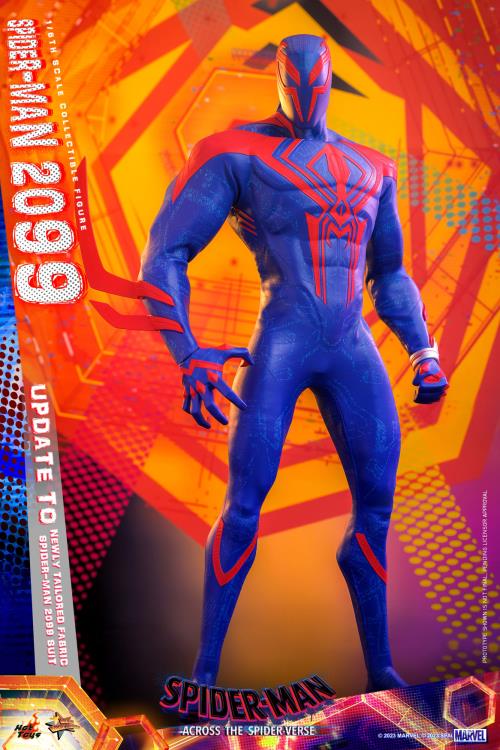 Spider-Man: Across The Spider-Verse: Part One MMS711 Spider-Man 2099 1/6th Scale Collectible Figure Gallery Image 3