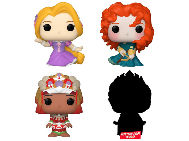 Disney Princesses Bitty Pop! Rapunzel Four-Pack Gallery Image 1