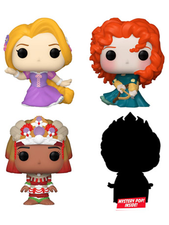 Disney Princesses Bitty Pop! Rapunzel Four-Pack Gallery Image 2