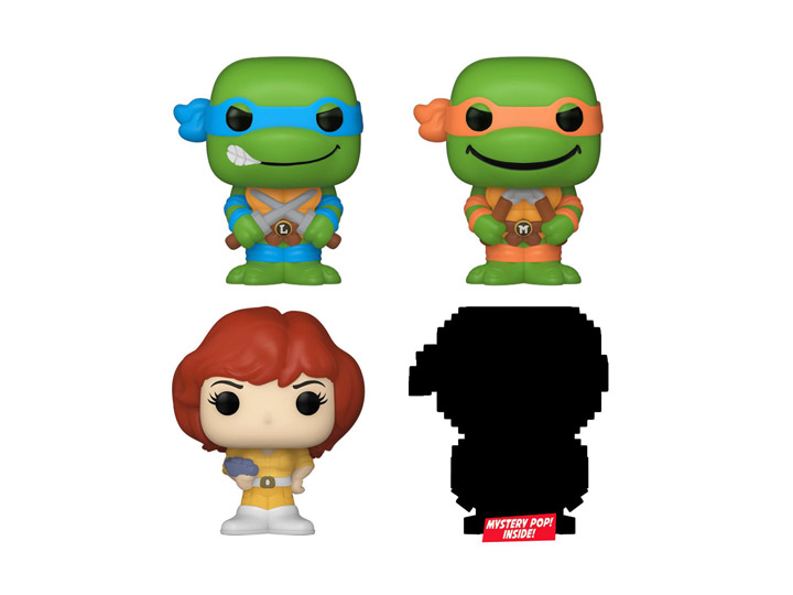Teenage Mutant Ninja Turtles Bitty Pop! Leonardo Four-Pack Gallery Image 1