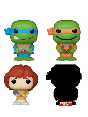 Teenage Mutant Ninja Turtles Bitty Pop! Leonardo Four-Pack Gallery Image 2