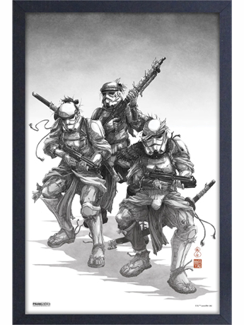 Star Wars: Visions Stormtroopers Framed Art Print Gallery Image 2