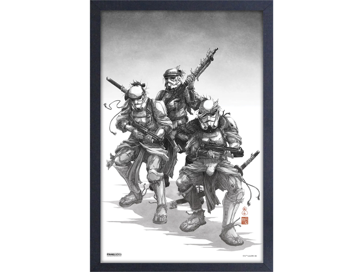 Star Wars: Visions Stormtroopers Framed Art Print Gallery Image 1