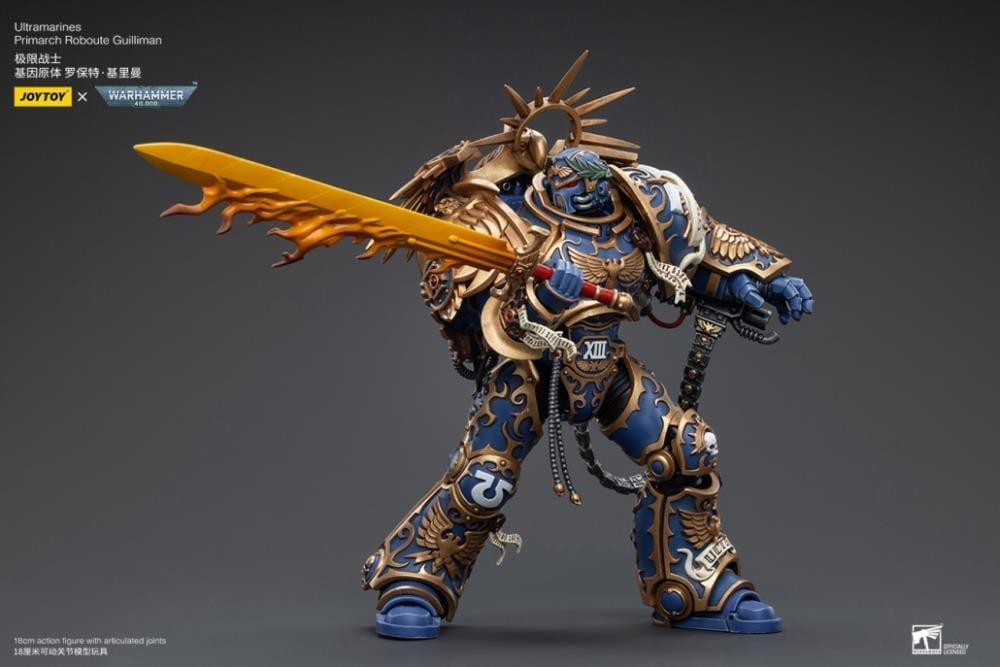 Warhammer 40K Ultramarines Primarch Roboute Guilliman 1/18 Scale Action Figure Gallery Image 14