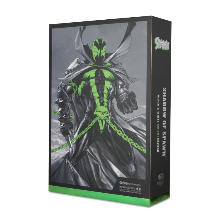 Spawn's Universe Spawn (Shadow of Spawn) BBTS Exclusive Limited Black & White Accent Edition Figure Gallery Image 14