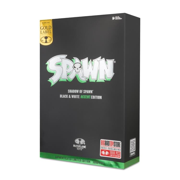 Spawn's Universe Spawn (Shadow of Spawn) BBTS Exclusive Limited Black & White Accent Edition Figure Gallery Image 12