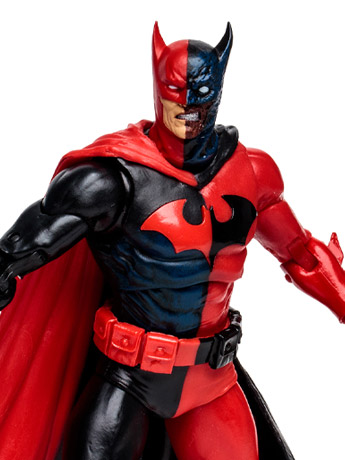 Batman: Reborn DC Multiverse Two-Face as Batman Action Figure Gallery Image 2