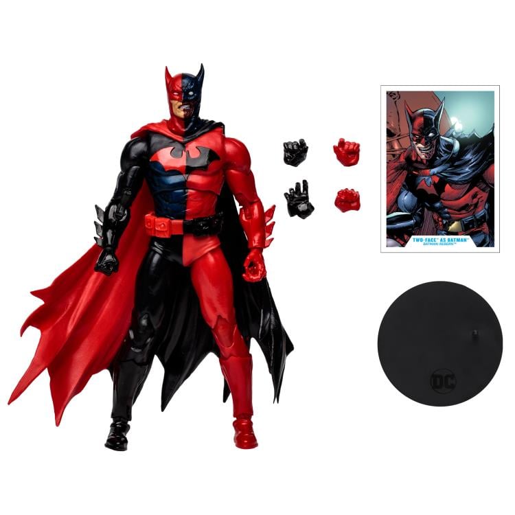 Batman: Reborn DC Multiverse Two-Face as Batman Action Figure Gallery Image 9