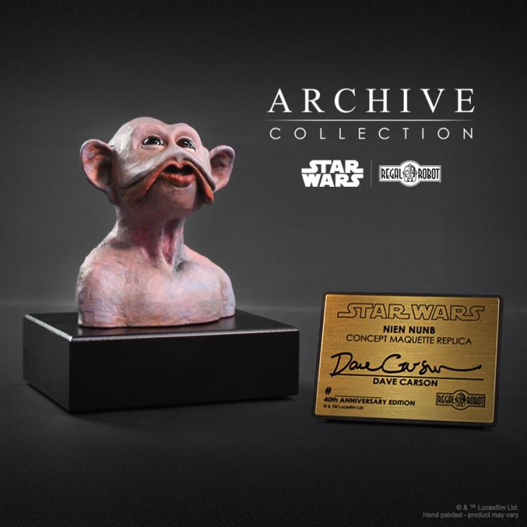 Star Wars: Return of the Jedi Nien Nunb Concept Limited Edition Maquette Replica Gallery Image 3