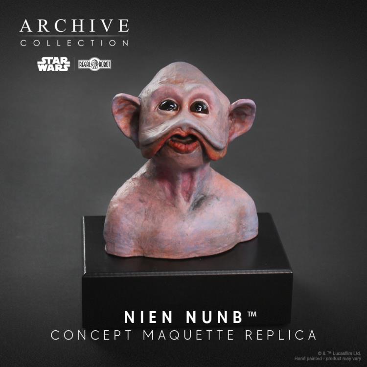 Star Wars: Return of the Jedi Nien Nunb Concept Limited Edition Maquette Replica Gallery Image 4
