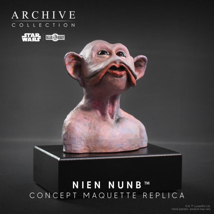Star Wars: Return of the Jedi Nien Nunb Concept Limited Edition Maquette Replica Gallery Image 9