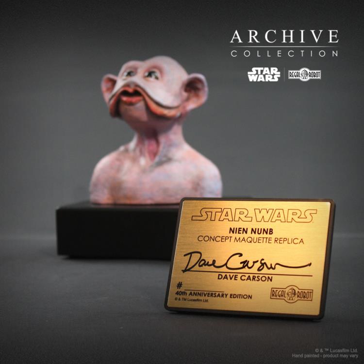 Star Wars: Return of the Jedi Nien Nunb Concept Limited Edition Maquette Replica Gallery Image 12