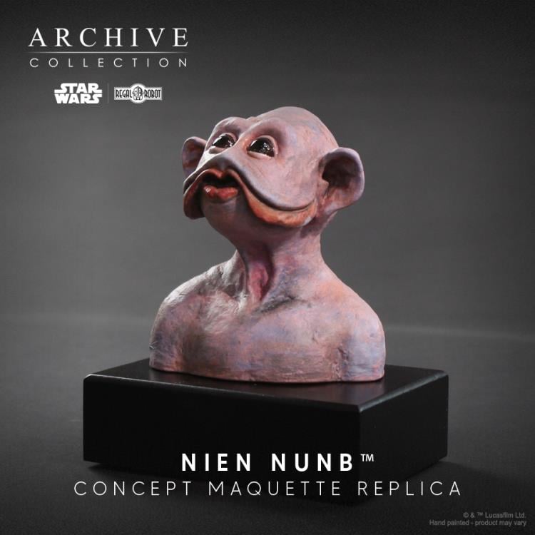 Star Wars: Return of the Jedi Nien Nunb Concept Limited Edition Maquette Replica Gallery Image 8