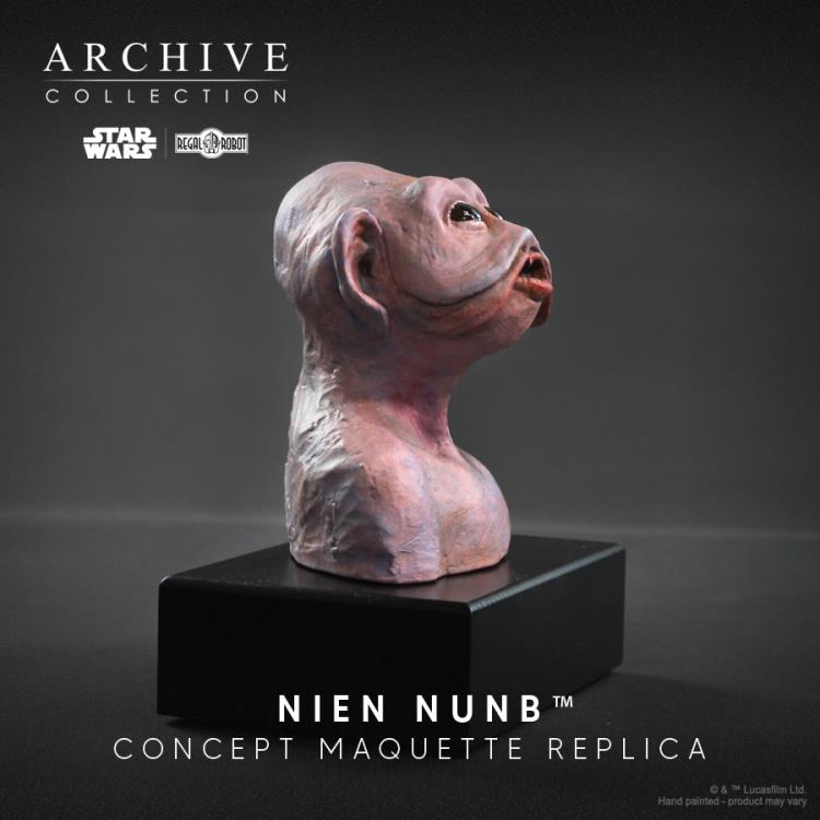 Star Wars: Return of the Jedi Nien Nunb Concept Limited Edition Maquette Replica Gallery Image 5