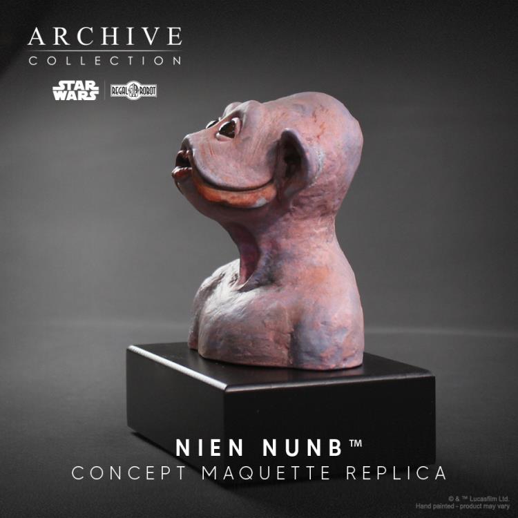 Star Wars: Return of the Jedi Nien Nunb Concept Limited Edition Maquette Replica Gallery Image 7