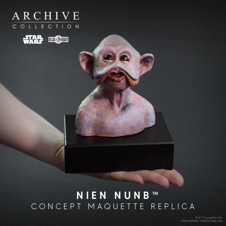 Star Wars: Return of the Jedi Nien Nunb Concept Limited Edition Maquette Replica Gallery Image 11