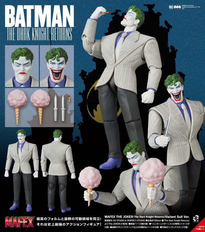 Batman: The Dark Knight Returns MAFEX No.214 The Joker (Variant Suit Ver.) Action Figure Gallery Image 11