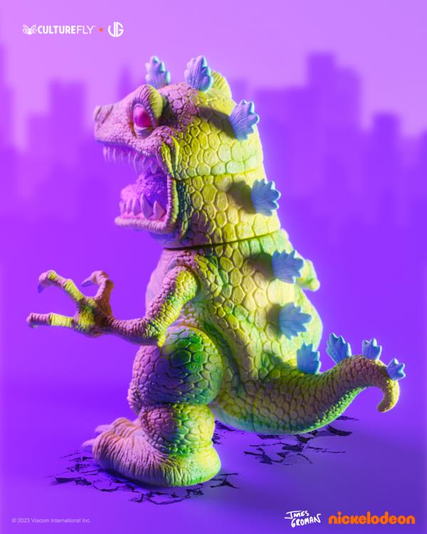 Rugrats Nickelodeon x James Groman Reptar 12" Limited Edition Soft Vinyl Figure Gallery Image 4