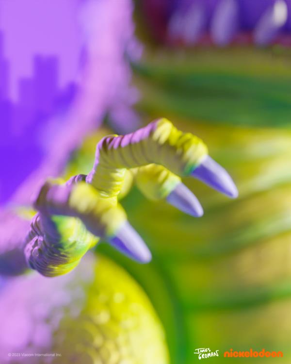 Rugrats Nickelodeon x James Groman Reptar 12" Limited Edition Soft Vinyl Figure Gallery Image 5