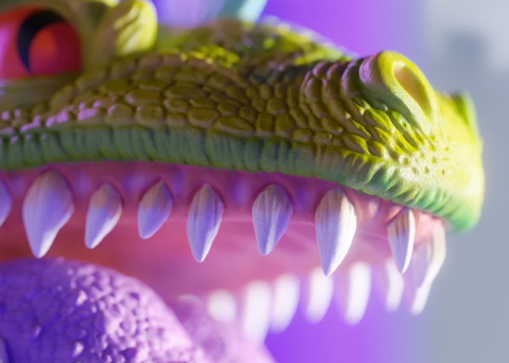 Rugrats Nickelodeon x James Groman Reptar 12" Limited Edition Soft Vinyl Figure Gallery Image 7
