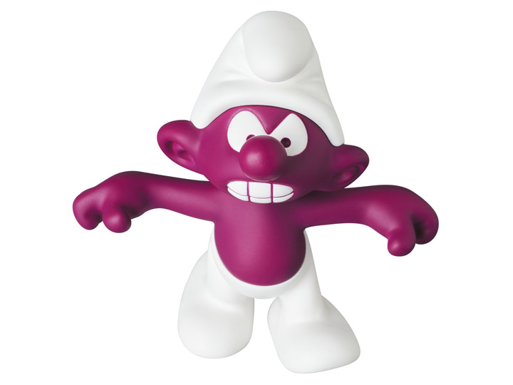 The Smurfs Ultra Detail Figure Series 1 No.737 Gnap! Smurf (Purple) Gallery Image 1