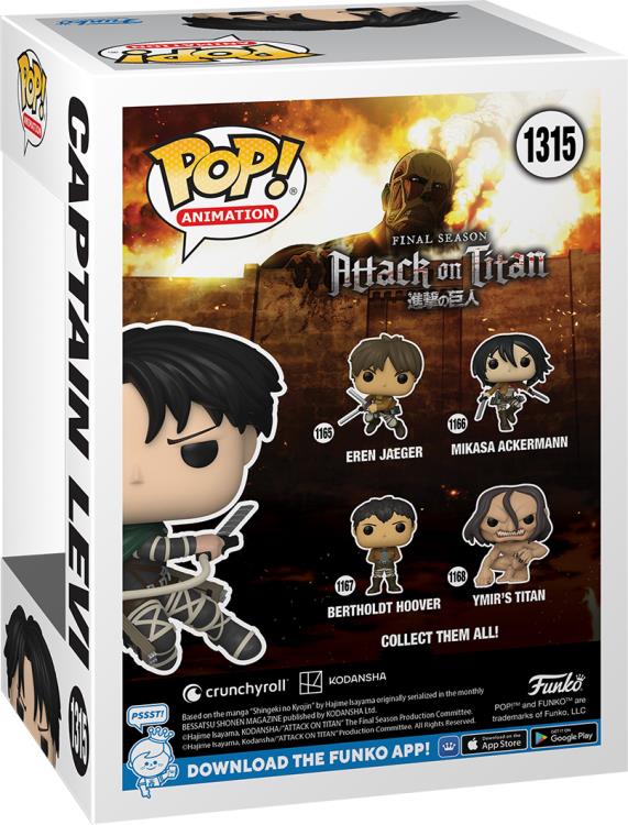 Pop! Animation: Attack on Titan: The Final Season - Captain Levi AAA Anime Exclusive Gallery Image 5