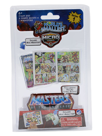 Masters of the Universe World's Smallest The Fastest Draw in the Universe & Snake Attack Micro Comic 2-Pack