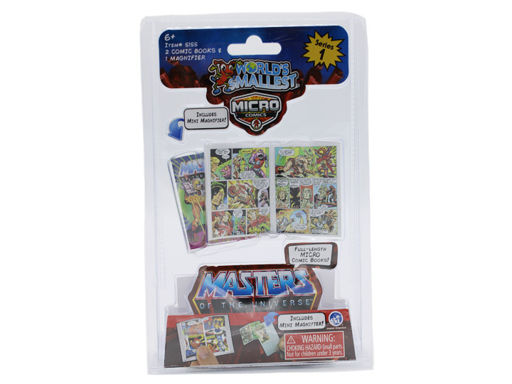 Masters of the Universe World's Smallest The Fastest Draw in the Universe & Snake Attack Micro Comic 2-Pack Gallery Image 1