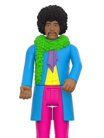 Jimi Hendrix ReAction Figure (Blacklight Are You Experienced Ver.)