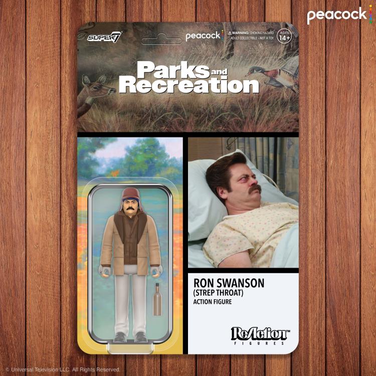 Parks and Recreation ReAction Ron Swanson (Strep Throat) Figure Gallery Image 5