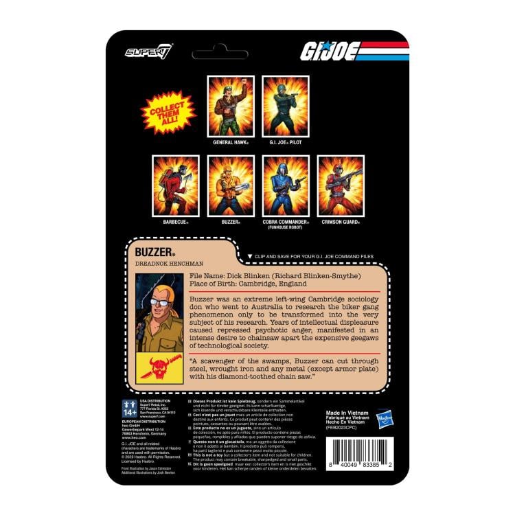 G.I. Joe ReAction Buzzer Figure Gallery Image 6