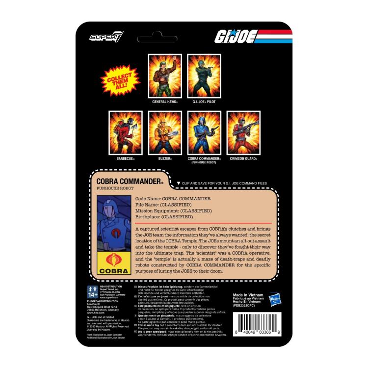 G.I. Joe ReAction Cobra Commander (Funhouse Robot) Figure Gallery Image 5