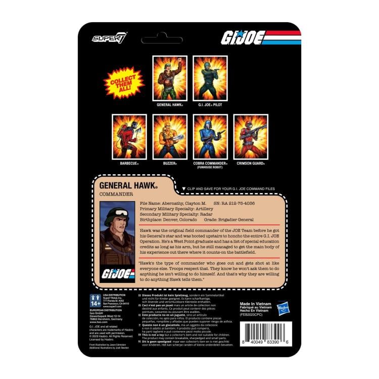 G.I. Joe ReAction General Hawk Figure Gallery Image 6