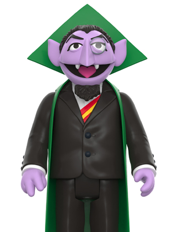 Sesame Street ReAction Count von Count Figure Gallery Image 2