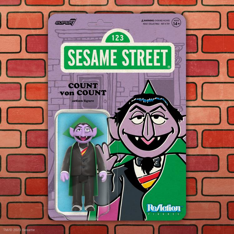 Sesame Street ReAction Count von Count Figure Gallery Image 4
