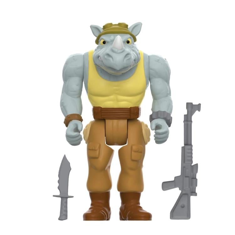 Teenage Mutant Ninja Turtles ReAction Rocksteady (Cartoon) Figure Gallery Image 3