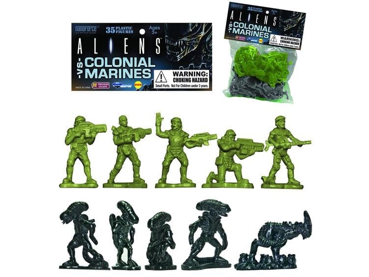 Aliens Vs. Colonial Marines Army Builder Bag of 35 Figures Gallery Image 1