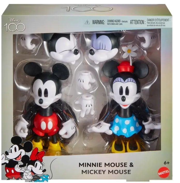 Disney 100th Anniversary Mickey & Minnie Mouse Figure Two-Pack Gallery Image 9