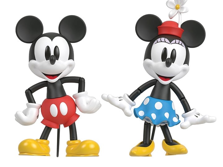 Disney Mickey & Minnie Figure 新品 Disney 100 Mickey & Minnie Mouse Action Figures 2022 Mattel