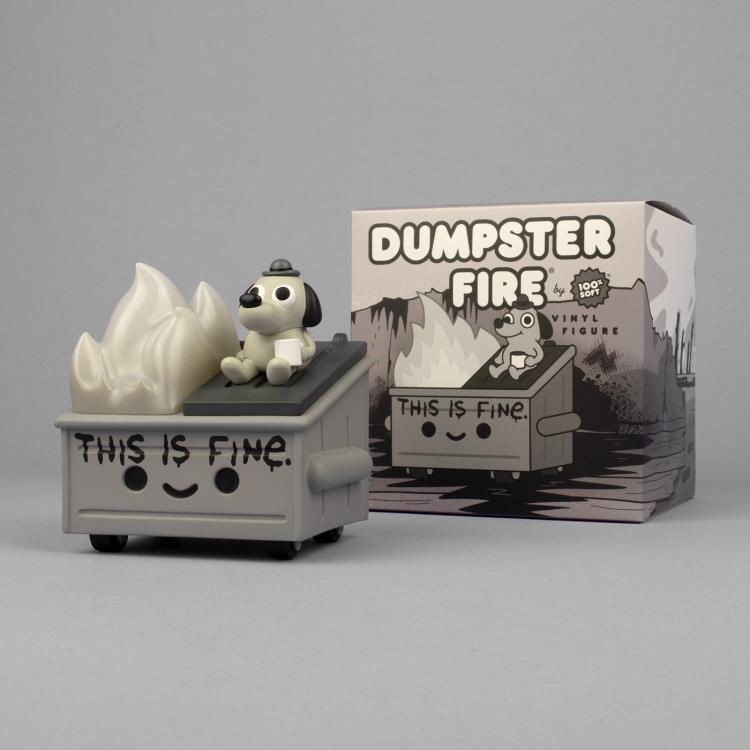 Lil Dumpster Fire This is Fine (Newsprint Edition) Limited Edition Vinyl Figure Gallery Image 11