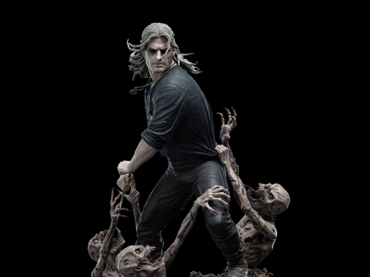 The Witcher Geralt The White Wolf (Season 2) 1/4 Scale Limited Edition Statue Gallery Image 1