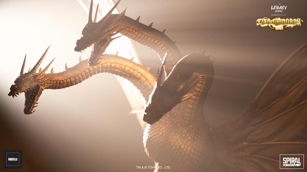 Godzilla vs. King Ghidorah (1991) The Legacy Series: Tanaka Kenichi Modeling Collection King Ghidorah Limited Edition Statue Gallery Image 25