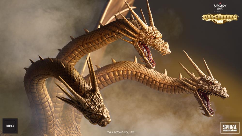 Godzilla vs. King Ghidorah (1991) The Legacy Series: Tanaka Kenichi Modeling Collection King Ghidorah Limited Edition Statue Gallery Image 16
