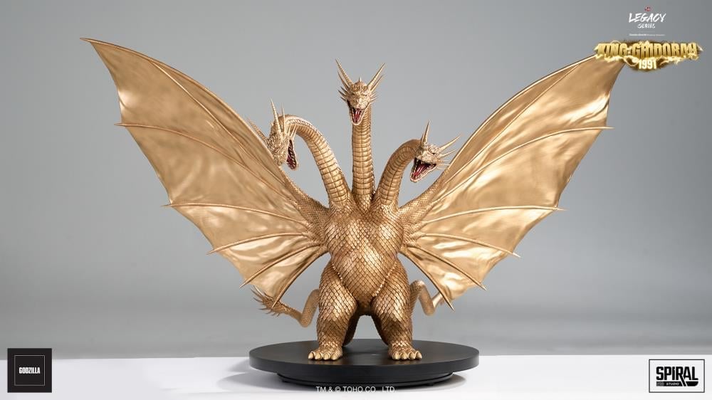 Godzilla vs. King Ghidorah (1991) The Legacy Series: Tanaka Kenichi Modeling Collection King Ghidorah Limited Edition Statue Gallery Image 3