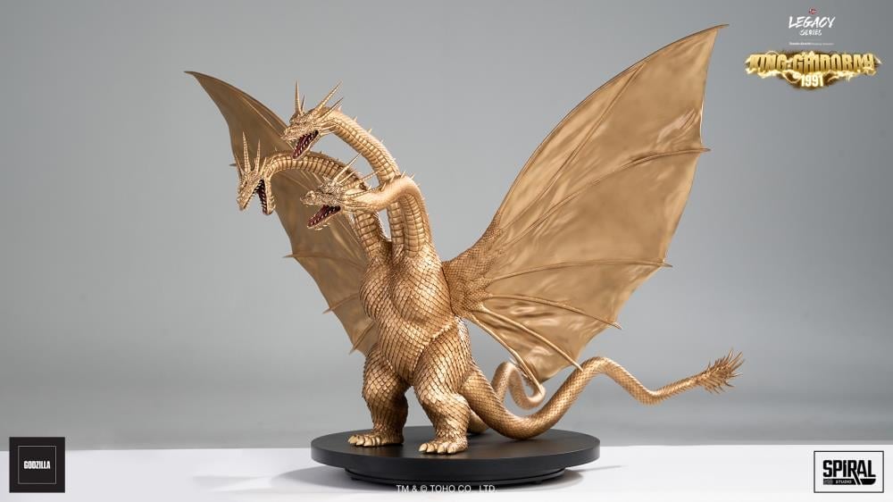 Godzilla vs. King Ghidorah (1991) The Legacy Series: Tanaka Kenichi Modeling Collection King Ghidorah Limited Edition Statue Gallery Image 4