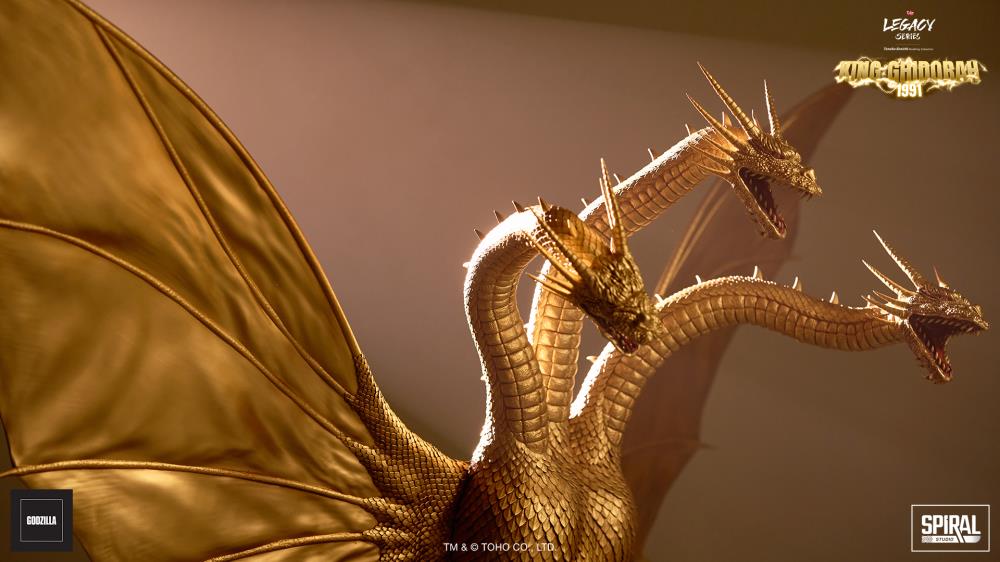 Godzilla vs. King Ghidorah (1991) The Legacy Series: Tanaka Kenichi Modeling Collection King Ghidorah Limited Edition Statue Gallery Image 19